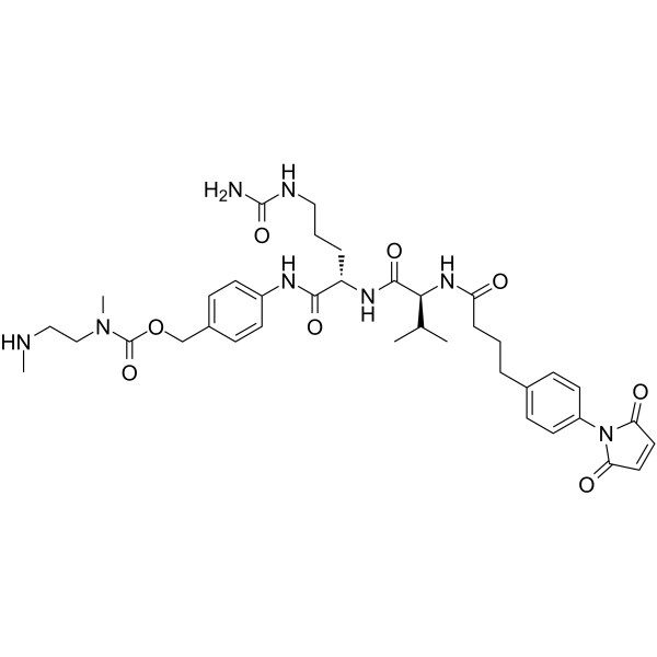 Mal-Phe-C4-Val-Cit-PAB-DMEA Chemical Structure Mal-Phe-C4-Val-Cit-PAB-DMEA