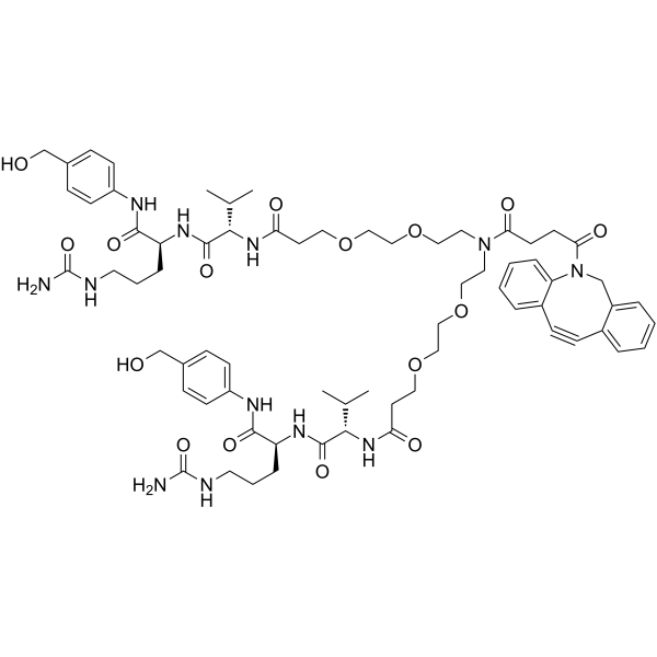 DBCO-(PEG2-Val-Cit-PAB)2
