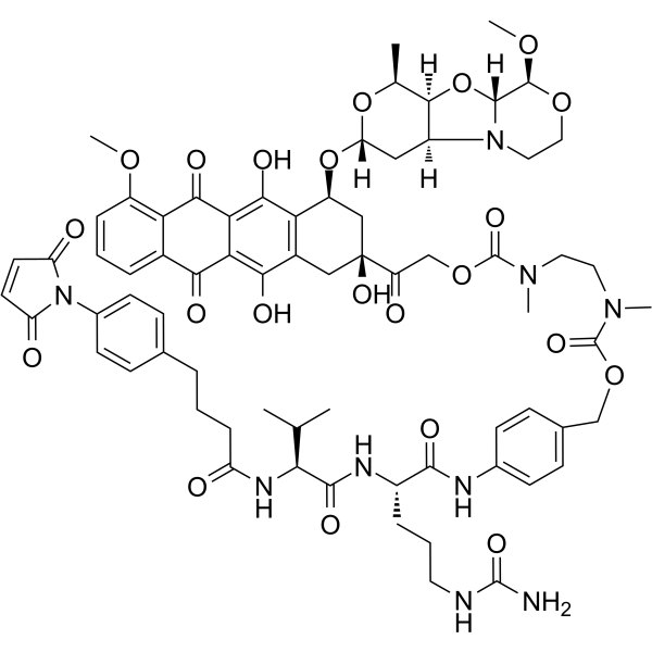 Mal-Phe-C4-VC-PAB-DMEA-PNU-159682