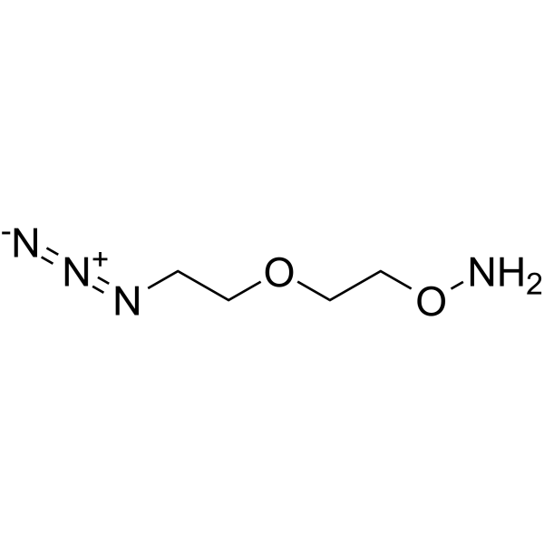 Aminooxy-PEG1-azide Chemical Structure Aminooxy-PEG1-azide