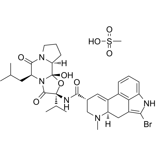 Bromocriptine mesylate(Synonyms: 甲磺酸溴隐亭; CB-154)