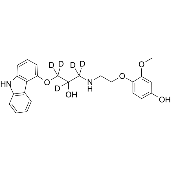 4-Hydroxyphenyl Carvedilol-d5(Synonyms: 4-Hydroxycarvedilol-d5)