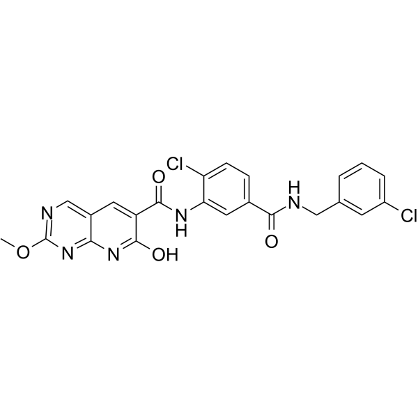 Mirk-IN-1 Chemical Structure Mirk-IN-1(Synonyms: Dyrk1B/A-IN-1)