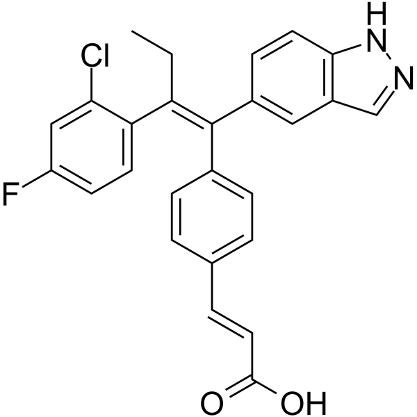 Brilanestrant Chemical Structure Brilanestrant(Synonyms: ARN-810; GDC-0810)