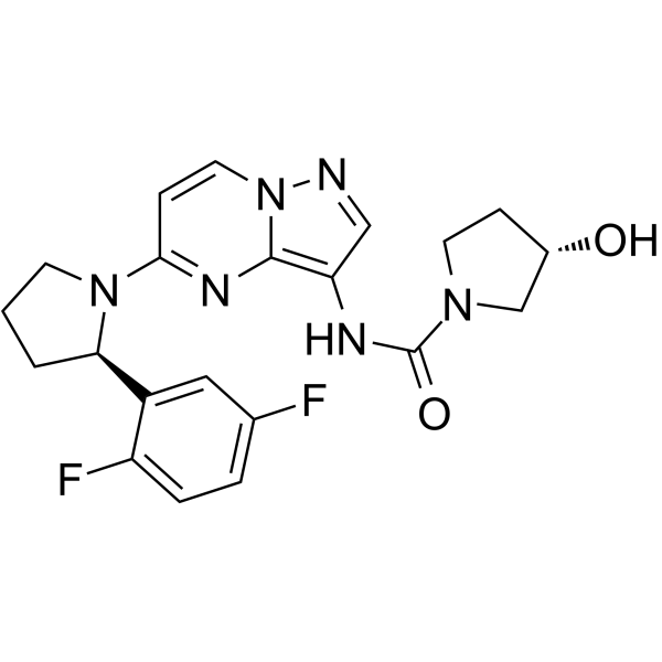 Larotrectinib Chemical Structure Larotrectinib(Synonyms: LOXO-101; ARRY-470)