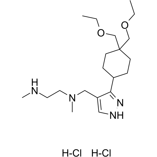 GSK3368715 dihydrochloride Chemical Structure GSK3368715 dihydrochloride(Synonyms: EPZ019997 dihydrochloride)