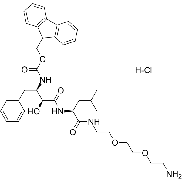 cIAP1 Ligand-Linker Conjugates 2 Hydrochloride Chemical Structure cIAP1 Ligand-Linker Conjugates 2 Hydrochloride(Synonyms: E3 ligase Ligand-Linker Conjugates 37 Hydrochloride)