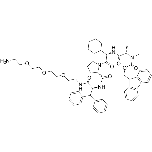 cIAP1 Ligand-Linker Conjugates 7 Chemical Structure cIAP1 Ligand-Linker Conjugates 7(Synonyms: E3 ligase Ligand-Linker Conjugates 44)