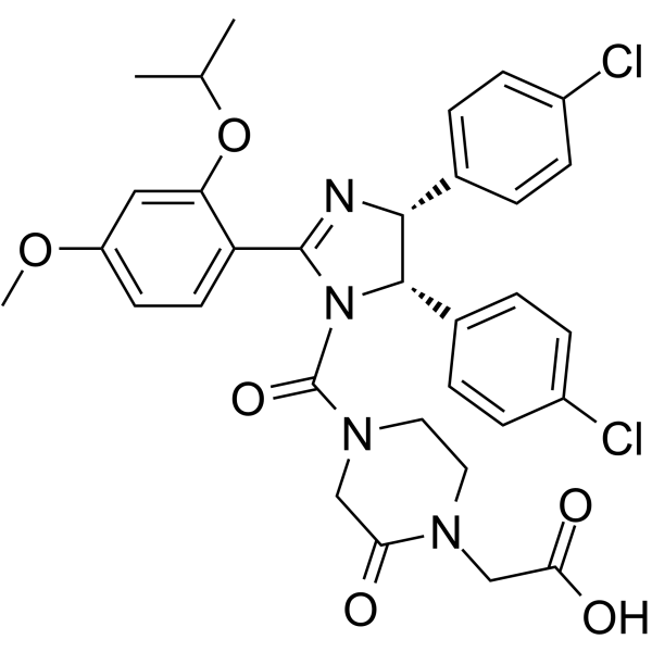 (4R,5S)-Nutlin carboxylic acid(Synonyms: MDM2 ligand 2;  E3 ligase Ligand 15)