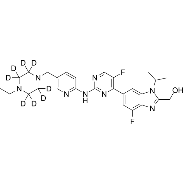 Abemaciclib metabolite M20-d8(Synonyms: LSN3106726-d8)