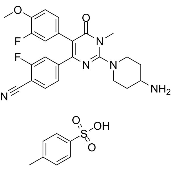 Pulrodemstat Methylbenzenesulfonate(Synonyms: CC-90011 Methylbenzenesulfonate; LSD1-IN-7 Methylbenzenesulfonate)