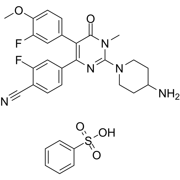 Pulrodemstat benzenesulfonate(Synonyms: CC-90011 benzenesulfonate; LSD1-IN-7 benzenesulfonate)