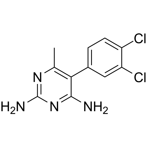 Metoprine Chemical Structure Metoprine(Synonyms: BW 197U)