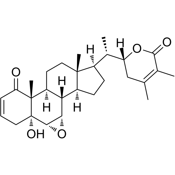 Withanolide B Chemical Structure Withanolide B