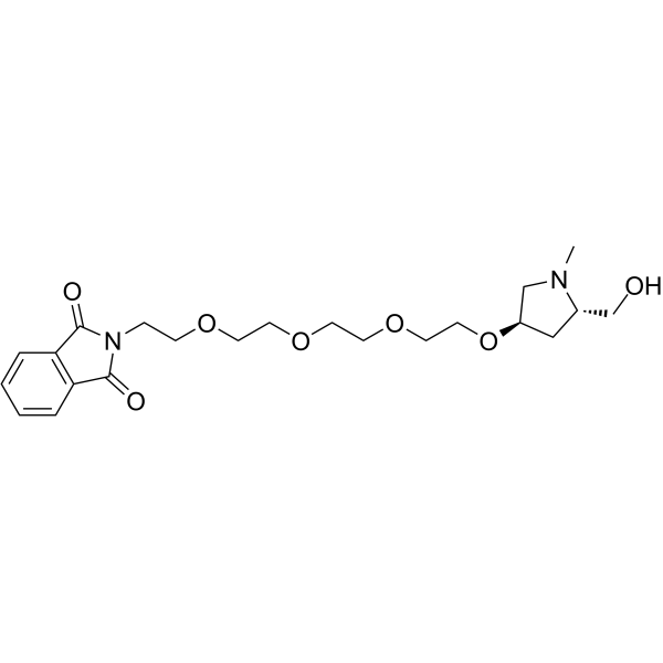 Phthalimide-PEG4-MPDM-OH Chemical Structure Phthalimide-PEG4-MPDM-OH