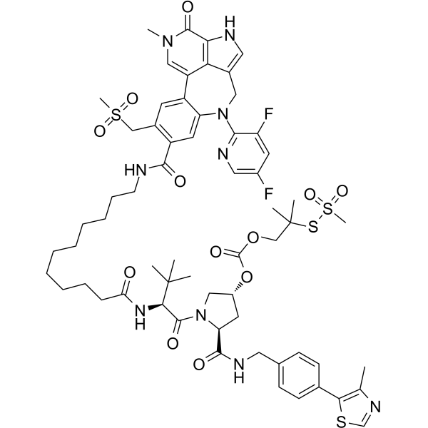 PROTAC BRD4 degrader for PAC-1 Chemical Structure PROTAC BRD4 degrader for PAC-1