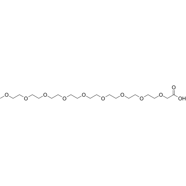 m-PEG8-CH2COOH Chemical Structure m-PEG8-CH2COOH