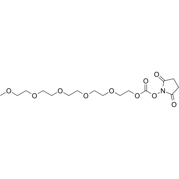 m-PEG5-succinimidyl carbonate Chemical Structure m-PEG5-succinimidyl carbonate