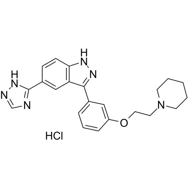 CC-401 hydrochloride Chemical Structure CC-401 hydrochloride(Synonyms: CC401 HCl)