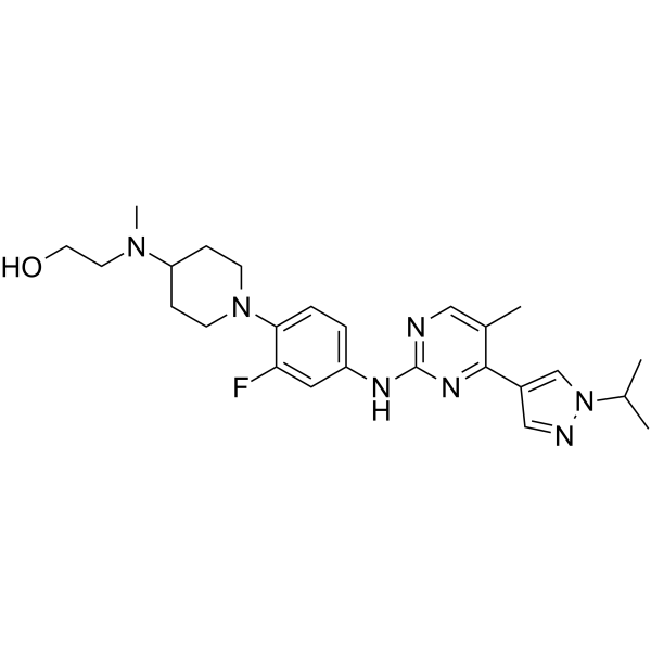 JAK2/FLT3-IN-1 Chemical Structure JAK2/FLT3-IN-1
