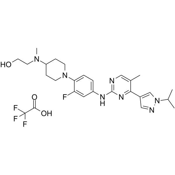 JAK2/FLT3-IN-1 TFA Chemical Structure JAK2/FLT3-IN-1 TFA