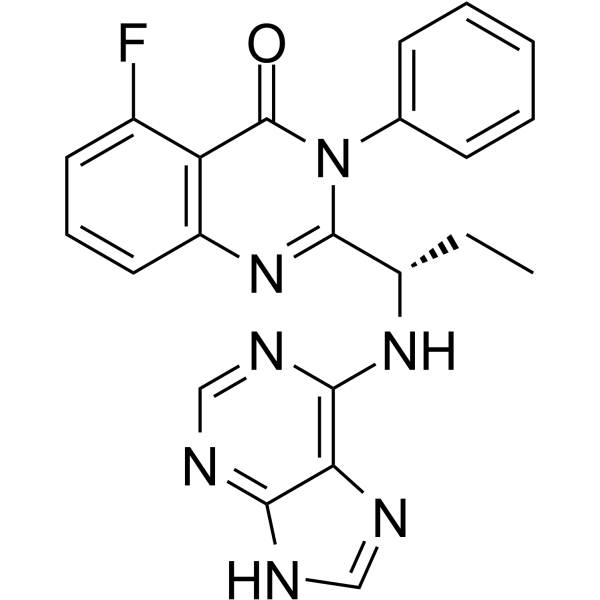 Idelalisib Chemical Structure Idelalisib(Synonyms: 艾代拉里斯; CAL-101; GS-1101)