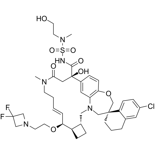 Mcl-1 antagonist 1 Chemical Structure Mcl-1 antagonist 1