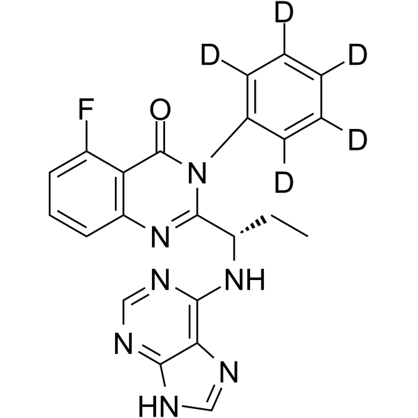 Idelalisib D5 Chemical Structure Idelalisib D5(Synonyms: CAL-101 D5; GS-1101 D5)