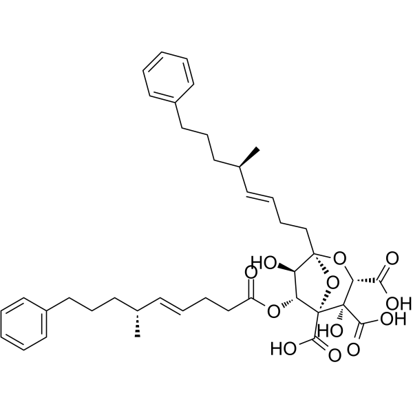Zaragozic acid E Chemical Structure Zaragozic acid E