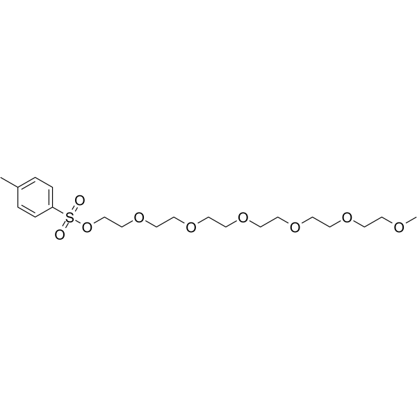 m-PEG6-Tos Chemical Structure m-PEG6-Tos