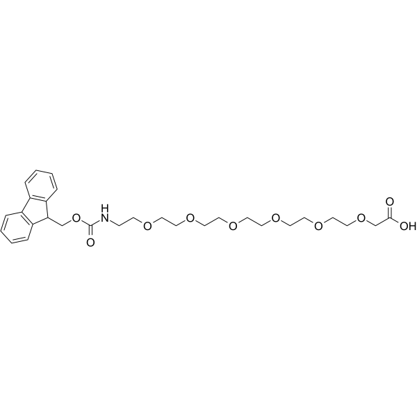 Fmoc-NH-PEG6-CH2COOH Chemical Structure Fmoc-NH-PEG6-CH2COOH
