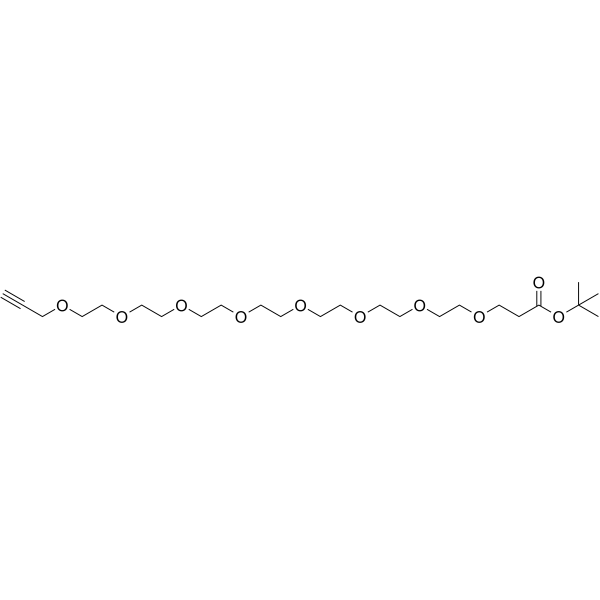 Propargyl-PEG8-Boc