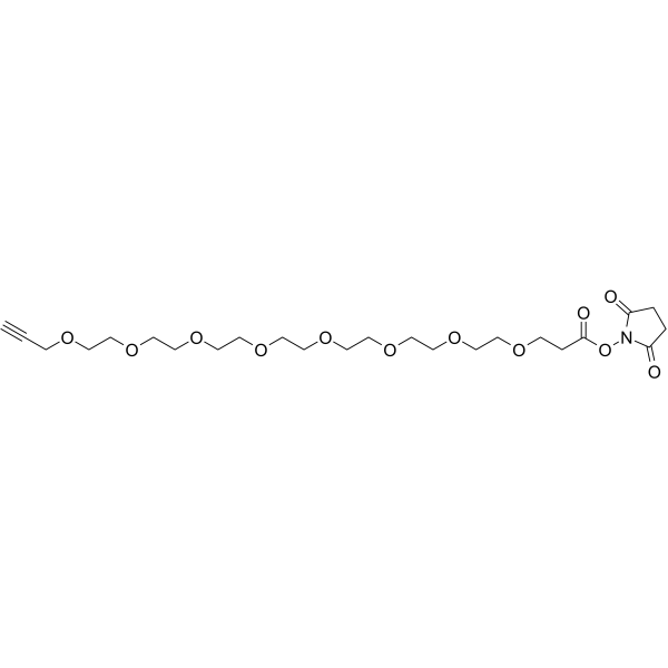 Propargyl-PEG8-NHS ester