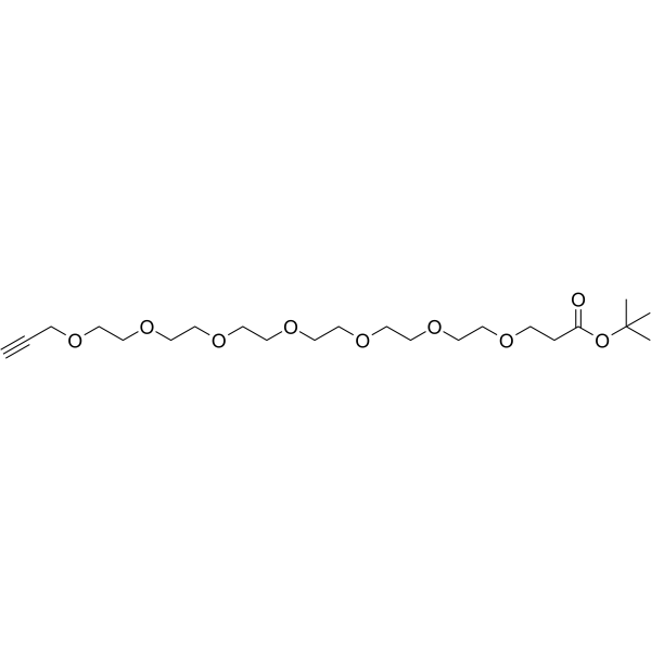 Propargyl-PEG7-Boc Chemical Structure Propargyl-PEG7-Boc