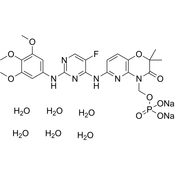 Fostamatinib disodium hexahydrate(Synonyms: 福他替尼二钠盐六水合物; R788 disodium hexahydrate)