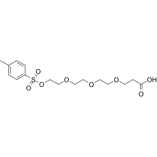 Tos-PEG4-acid Chemical Structure Tos-PEG4-acid