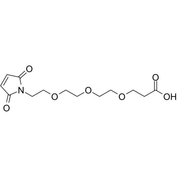 Maleimido-tri(ethylene glycol)-propionic acid Chemical Structure Maleimido-tri(ethylene glycol)-propionic acid(Synonyms: Mal-PEG3-acid)