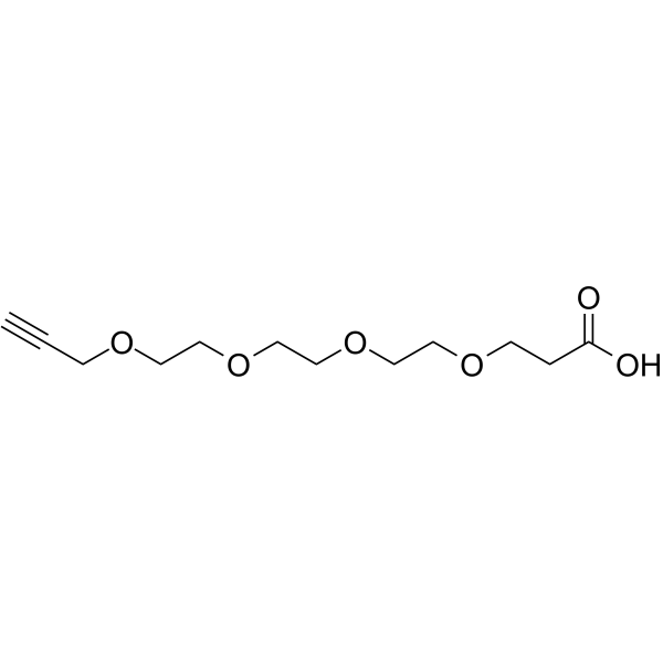 Propargyl-PEG4-acid Chemical Structure Propargyl-PEG4-acid