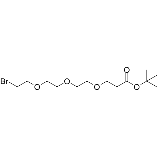 Br-PEG3-C2-Boc Chemical Structure Br-PEG3-C2-Boc