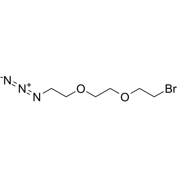 Bromo-PEG2-C2-azide Chemical Structure Bromo-PEG2-C2-azide