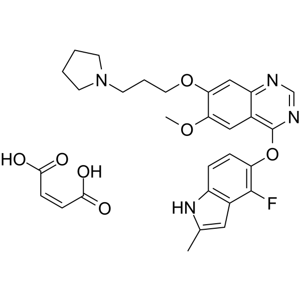 Cediranib maleate(Synonyms: 西地尼布马来酸盐; AZD-2171 maleate)