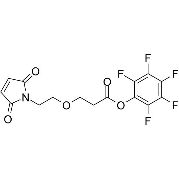 Mal-PEG1-PFP ester Chemical Structure Mal-PEG1-PFP ester