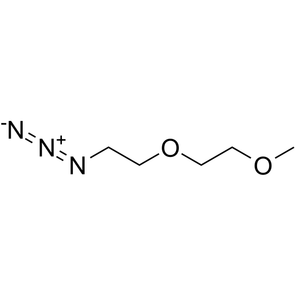 m-PEG2-azide Chemical Structure m-PEG2-azide