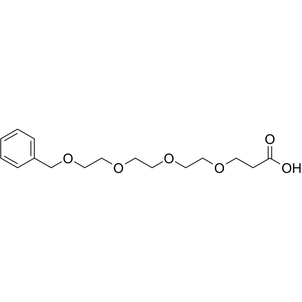 Benzyl-PEG4-acid Chemical Structure Benzyl-PEG4-acid