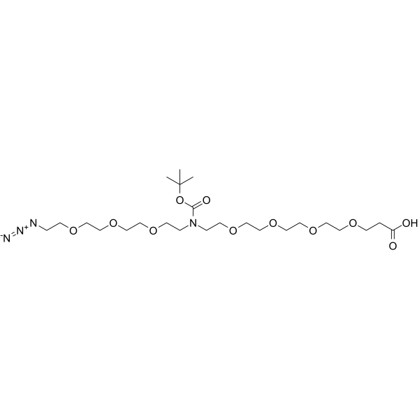 N-(Azido-PEG3)-N-Boc-PEG4-acid