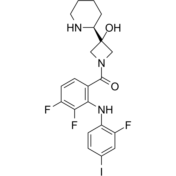 Cobimetinib(Synonyms: 考比替尼; GDC-0973;  XL518)