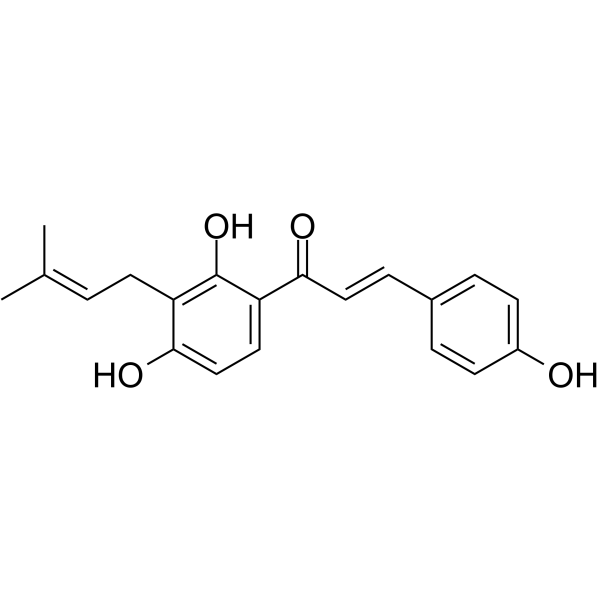 Isobavachalcone(Synonyms: 补骨脂乙素; Corylifolinin;  Isobacachalcone)
