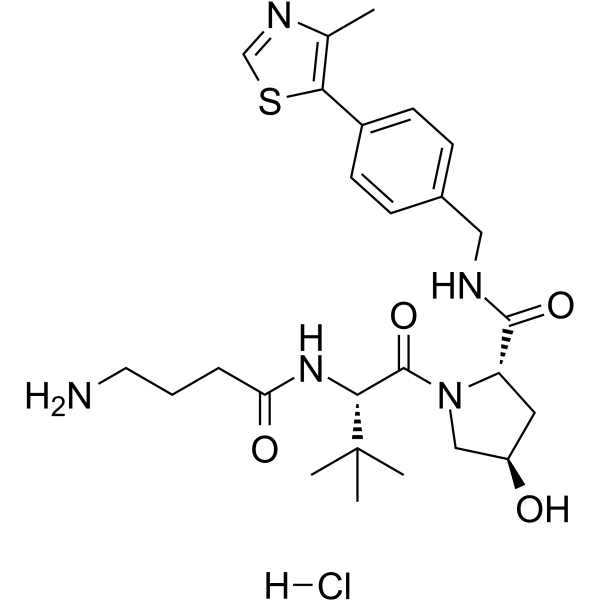 (S,R,S)-AHPC-C3-NH2 hydrochloride(Synonyms: VH032-C3-NH2 hydrochloride)