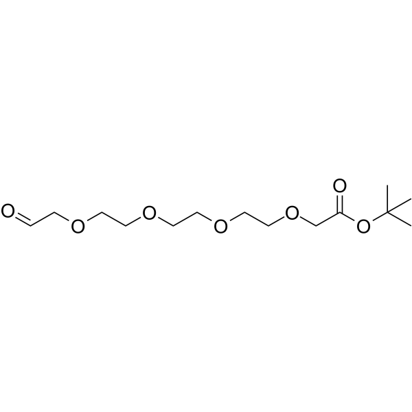 Ald-CH2-PEG3-CH2-Boc Chemical Structure Ald-CH2-PEG3-CH2-Boc
