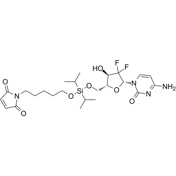 Gemcitabine-O-Si(di-iso)-O-Mc Chemical Structure Gemcitabine-O-Si(di-iso)-O-Mc